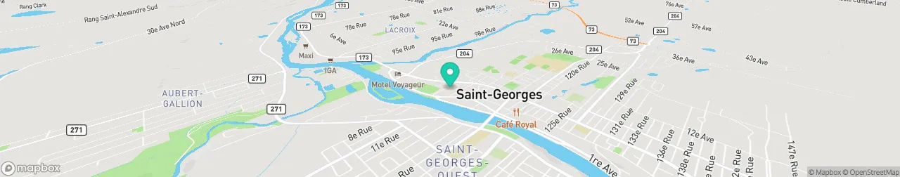 borne de recharge sur la carte