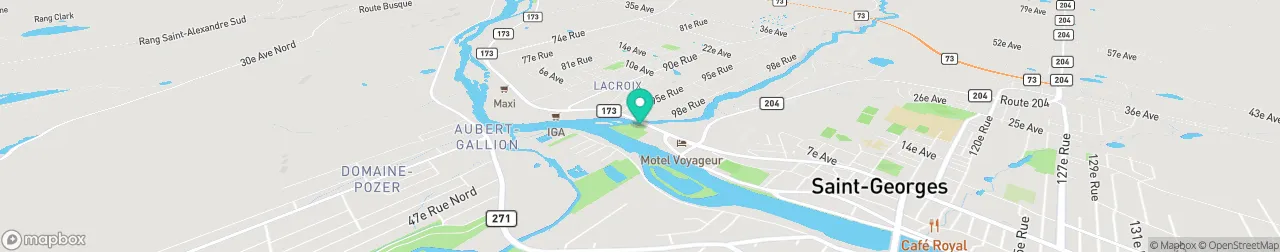 borne de recharge sur la carte