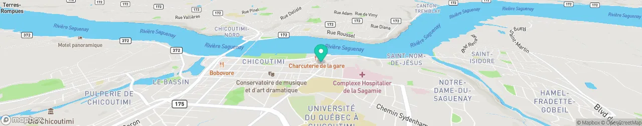 borne de recharge sur la carte