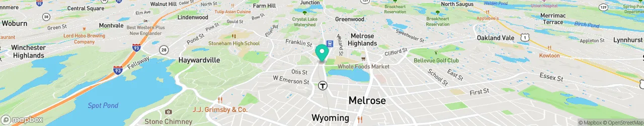 borne de recharge sur la carte