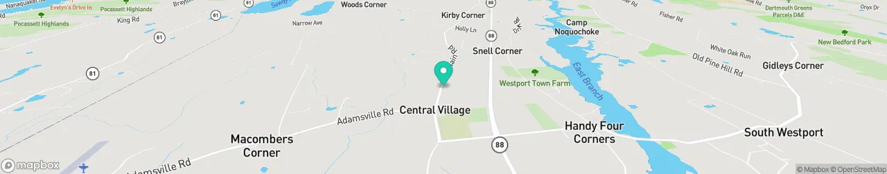 borne de recharge sur la carte