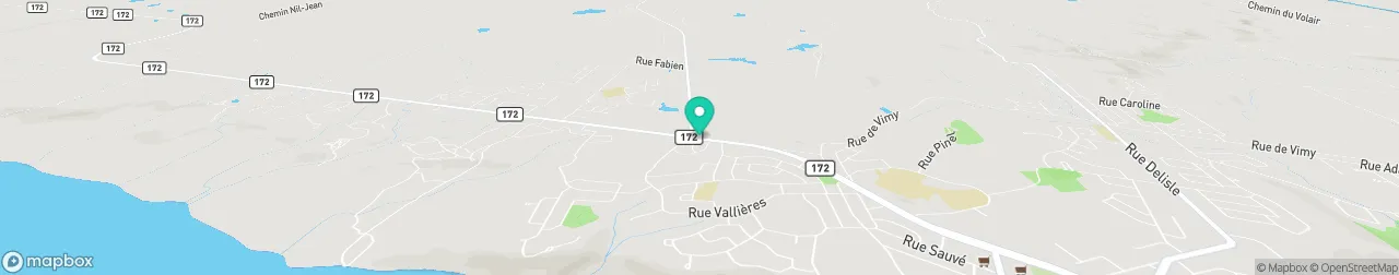 borne de recharge sur la carte