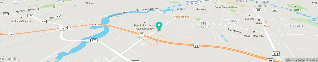 borne de recharge sur la carte