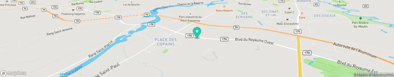 borne de recharge sur la carte