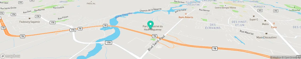 borne de recharge sur la carte