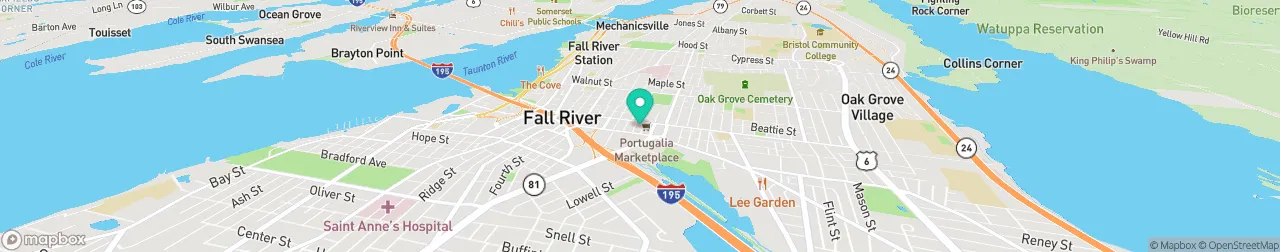 borne de recharge sur la carte