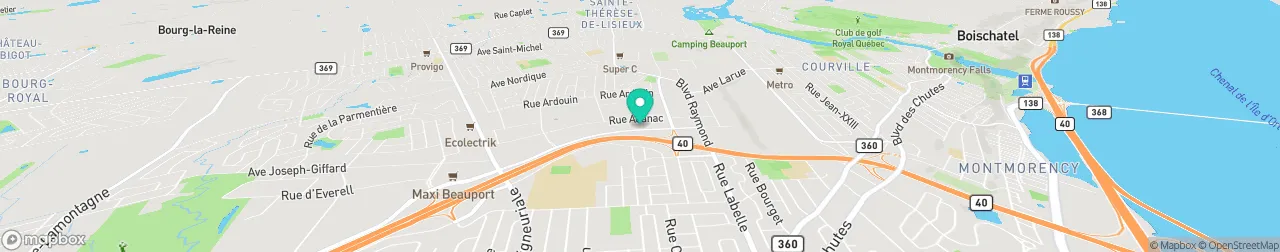 borne de recharge sur la carte