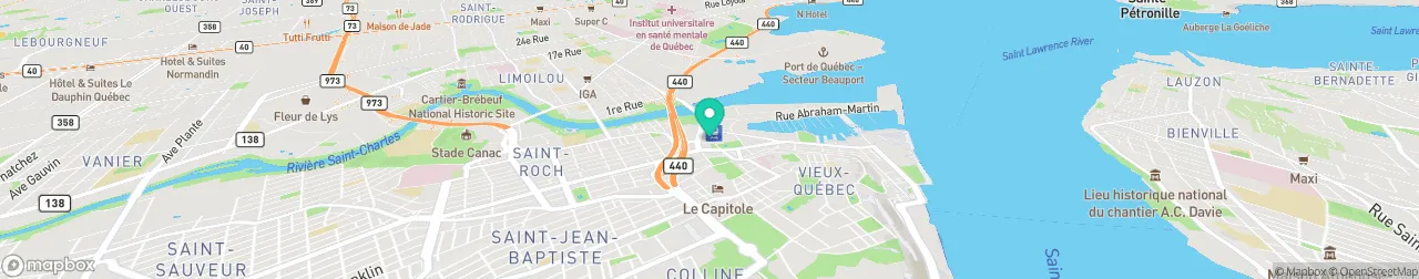 borne de recharge sur la carte