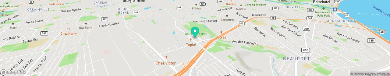 borne de recharge sur la carte