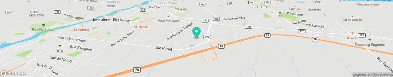 ev charging station on the map