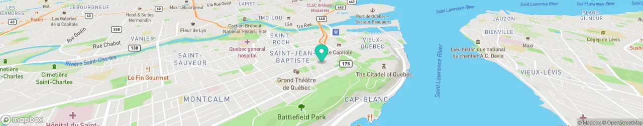 borne de recharge sur la carte