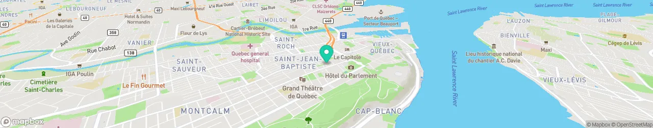 borne de recharge sur la carte