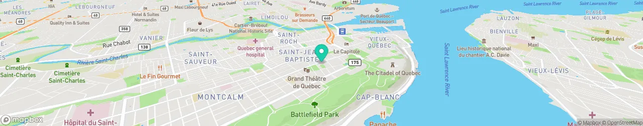 borne de recharge sur la carte