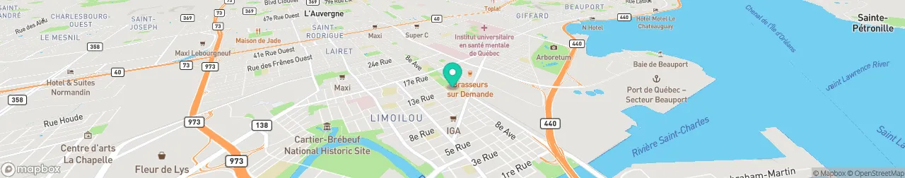 borne de recharge sur la carte