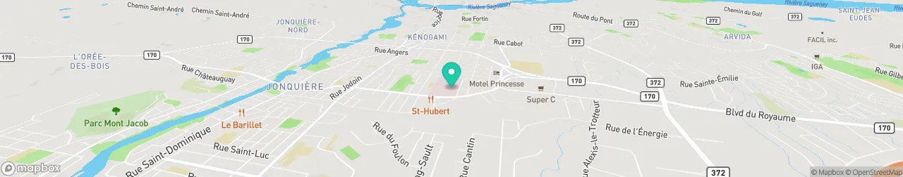 borne de recharge sur la carte