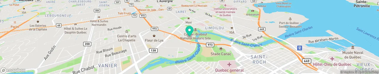 borne de recharge sur la carte