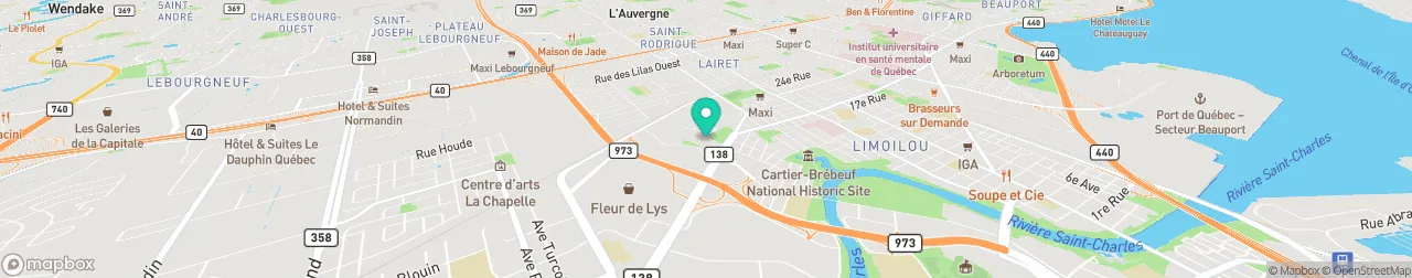 borne de recharge sur la carte