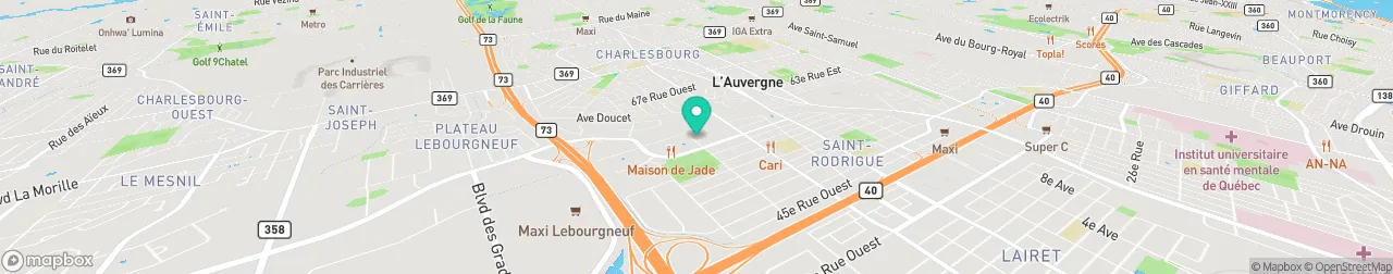 borne de recharge sur la carte