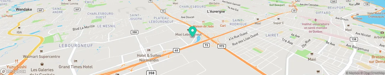 borne de recharge sur la carte