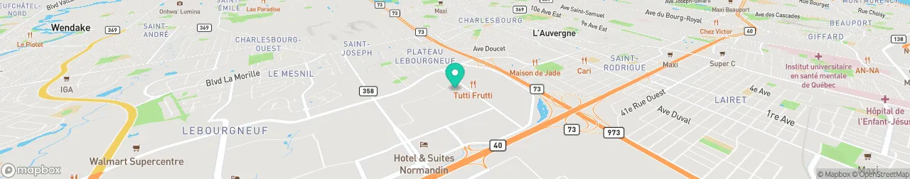 borne de recharge sur la carte