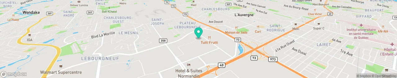 borne de recharge sur la carte