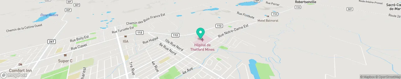 borne de recharge sur la carte