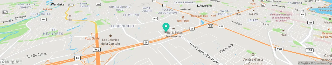 borne de recharge sur la carte