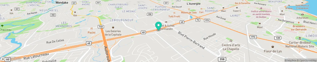 borne de recharge sur la carte