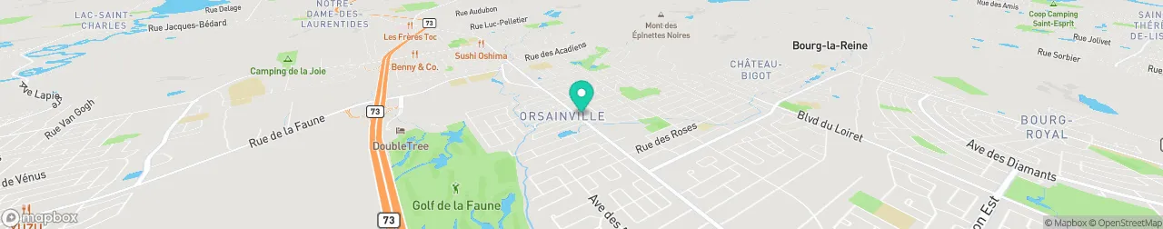 borne de recharge sur la carte