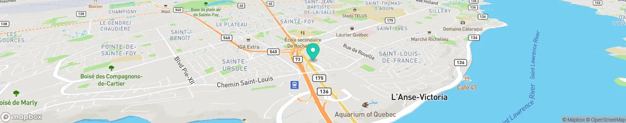 borne de recharge sur la carte