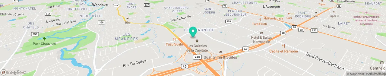 borne de recharge sur la carte