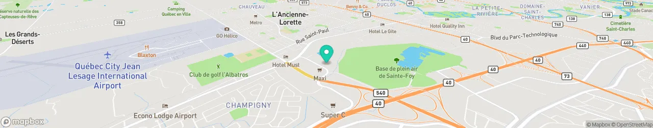 borne de recharge sur la carte