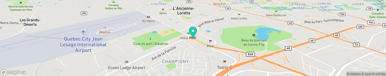 borne de recharge sur la carte