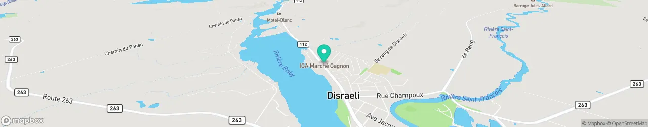 borne de recharge sur la carte