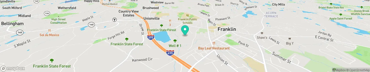 borne de recharge sur la carte