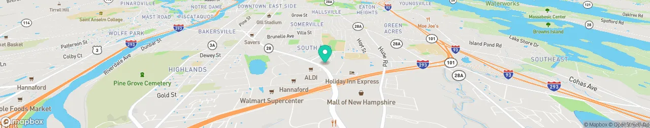 borne de recharge sur la carte