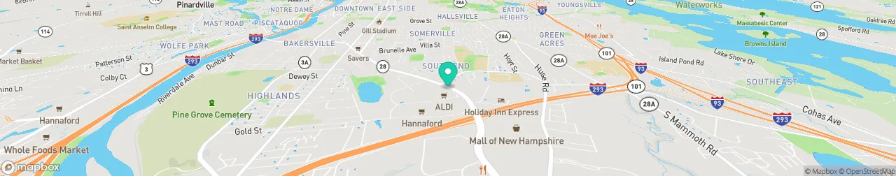 borne de recharge sur la carte