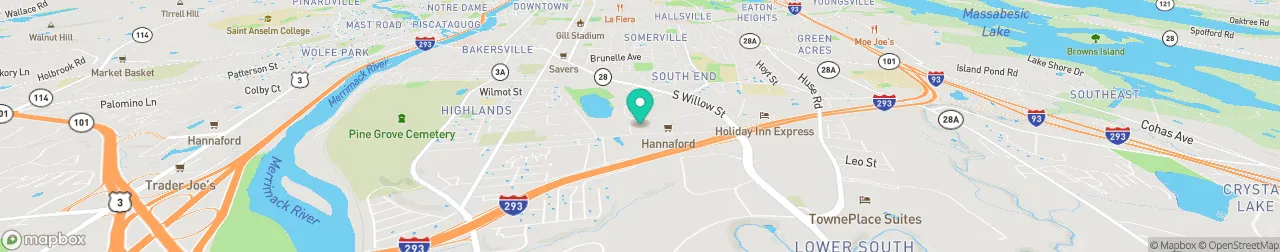 borne de recharge sur la carte