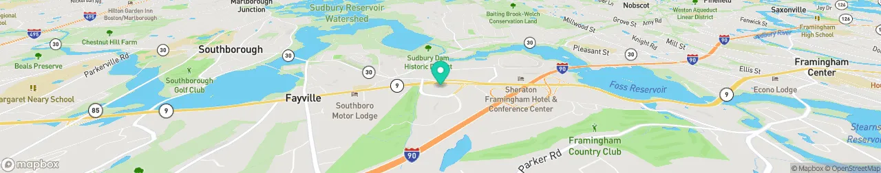 borne de recharge sur la carte