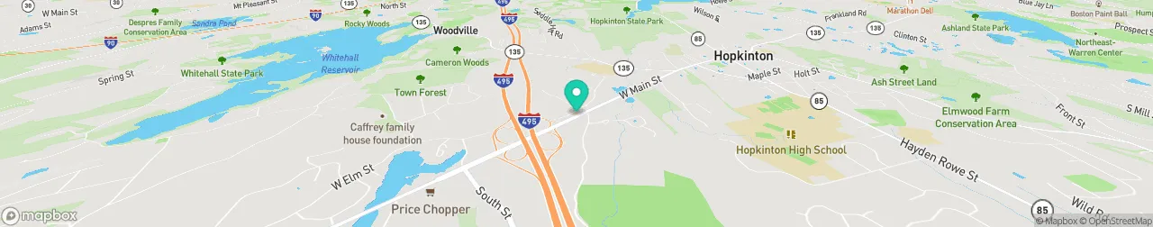 borne de recharge sur la carte