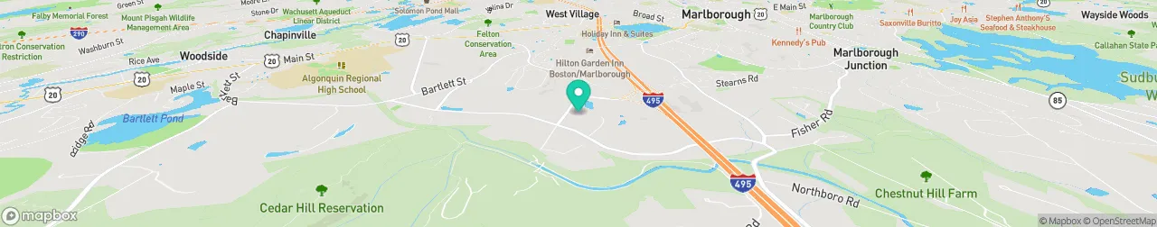 borne de recharge sur la carte