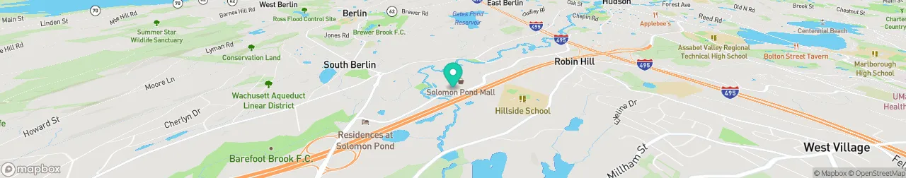 borne de recharge sur la carte