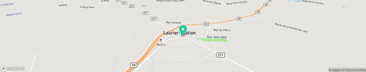 borne de recharge sur la carte