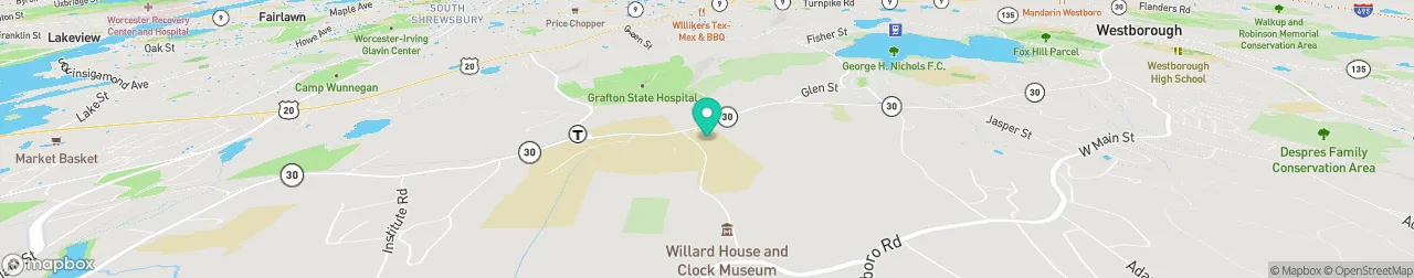 borne de recharge sur la carte