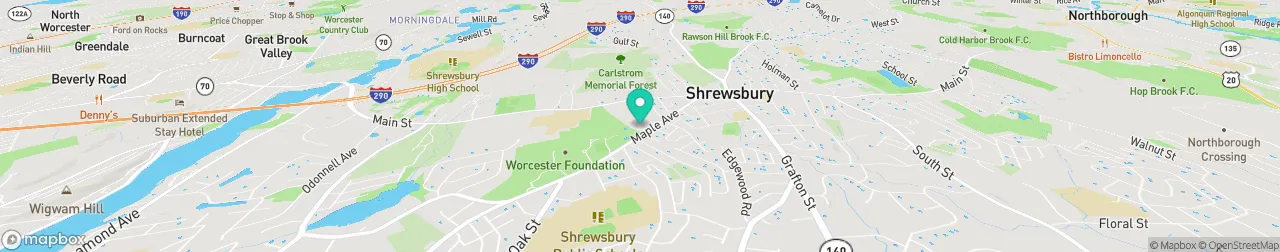 borne de recharge sur la carte