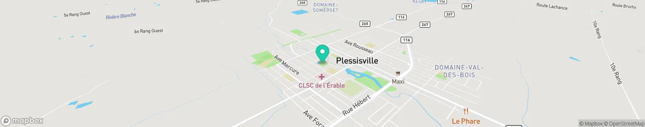 borne de recharge sur la carte