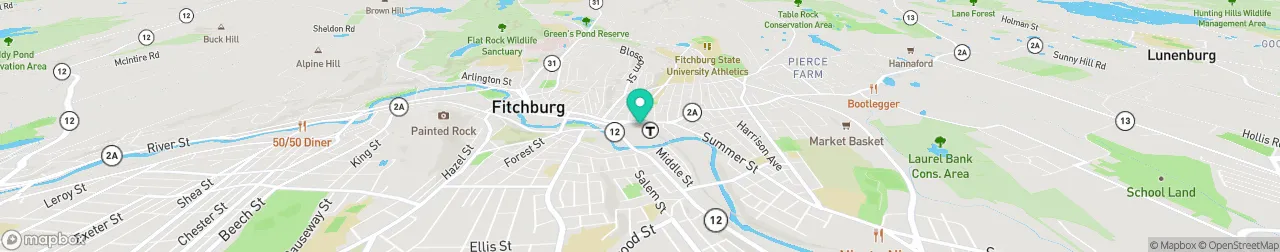 borne de recharge sur la carte