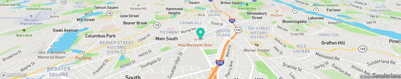 borne de recharge sur la carte