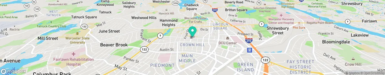 borne de recharge sur la carte