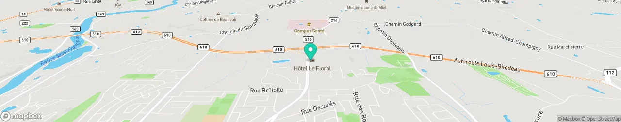 borne de recharge sur la carte